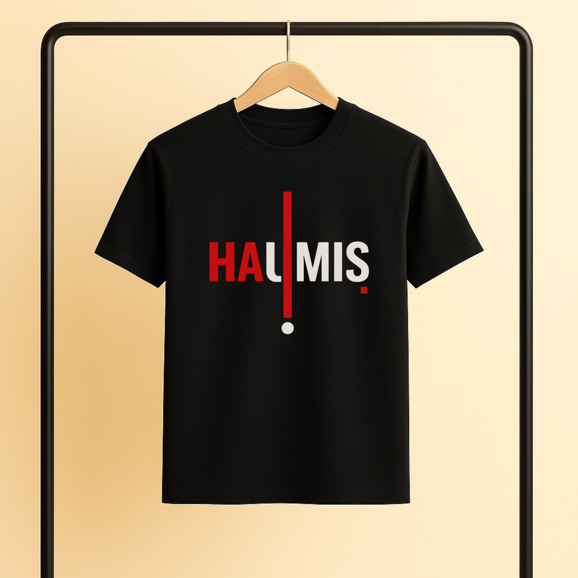 HAUMIS Vertical Signature Tee – Lavender Edition