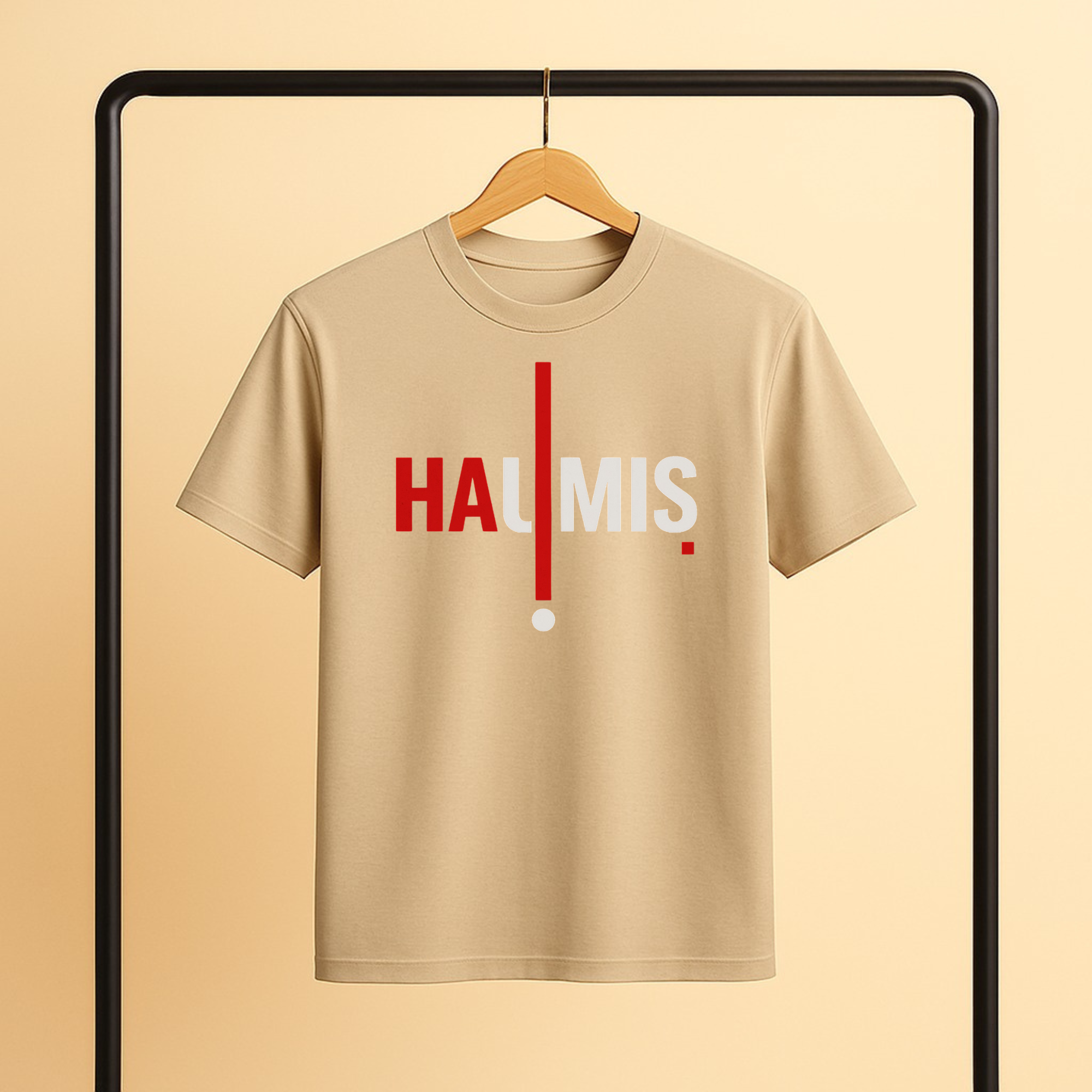 HAUMIS Vertical Signature Tee – Lavender Edition
