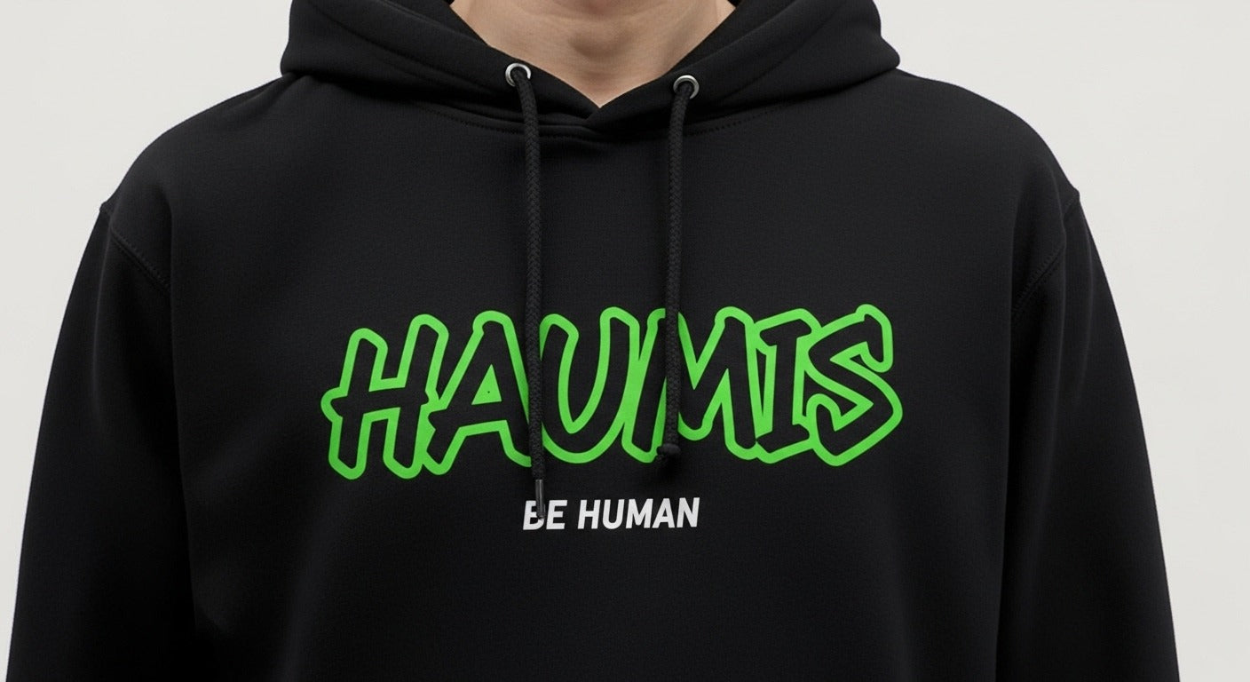 HAUMIS “Be Human” Neon Edition Hoodie